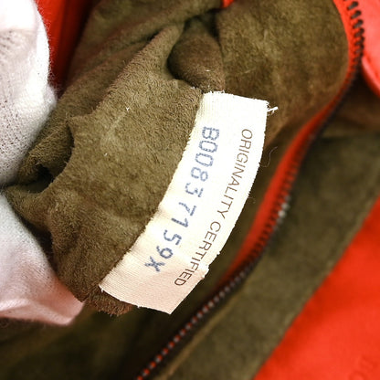 Bottega Veneta Belted Tote Intrecciato Nappa, RED, LEATHER, Tote bag