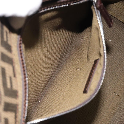 Fendi Zucca Tote bag FF motif, BLACK, CANVAS, Tote bag