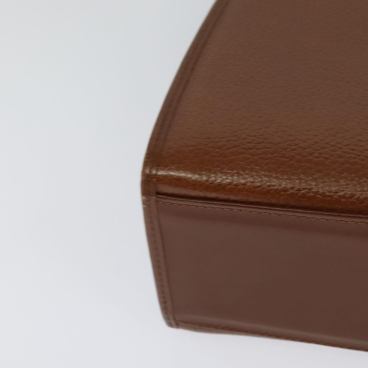 Burberry Vintage Handbag Leather, BROWN, LEATHER, Handbag