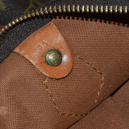 Louis Vuitton Speedy Handbag Monogram Canvas, BROWN, CANVAS, Handbag