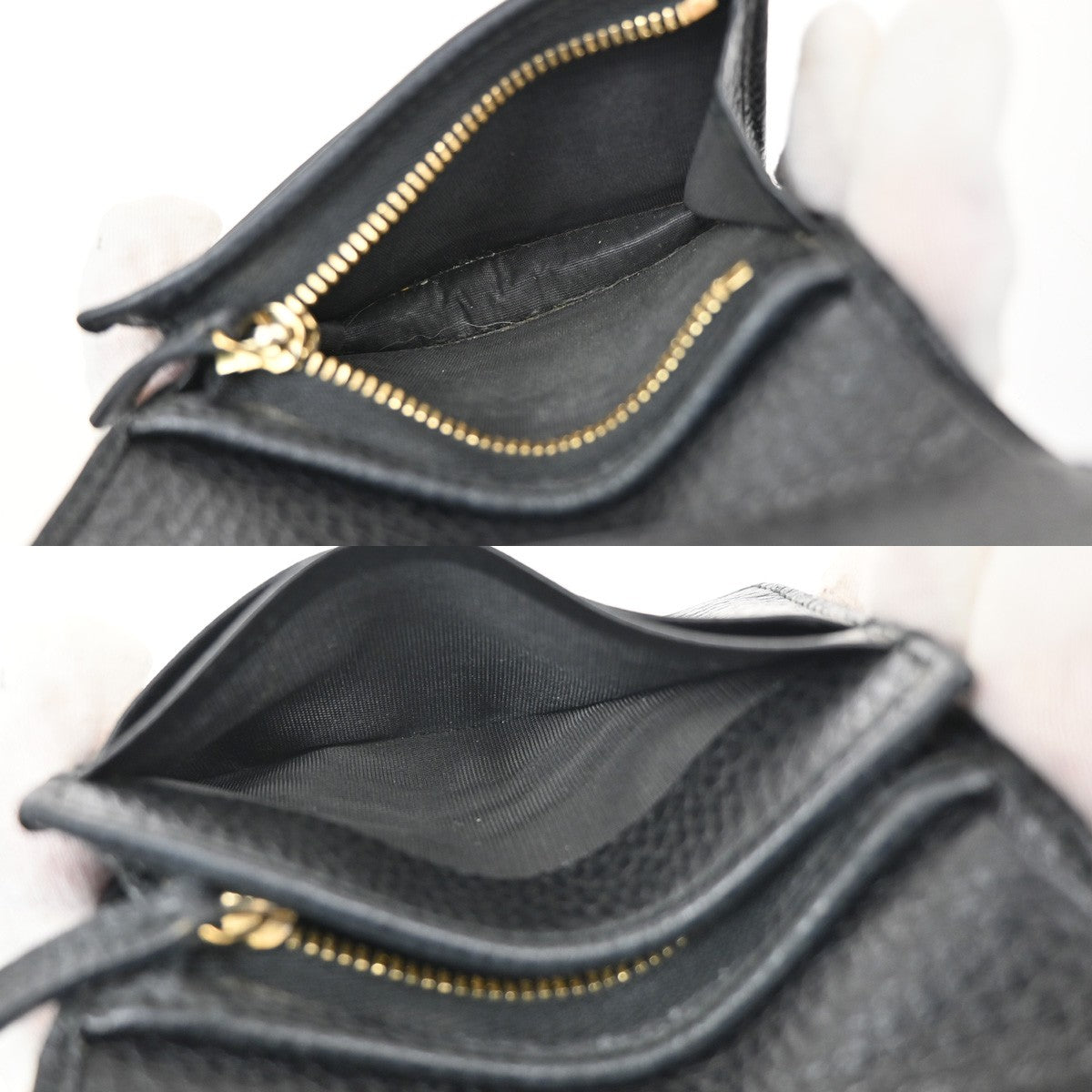 Gucci GG Marmont Flap Card Case Leather, BLACK, LEATHER, Wallets