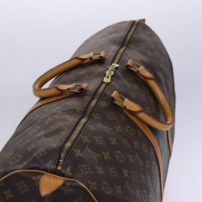 Louis Vuitton Keepall Bag Monogram Canvas, BROWN, CANVAS, Travel bag