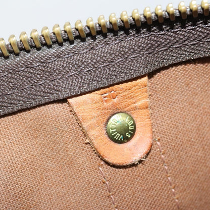 Louis Vuitton Keepall Bag Monogram Canvas, BROWN, CANVAS, Travel bag