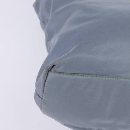 Prada Side Pocket Tote Nylon, BLUE, NYLON, Tote bag