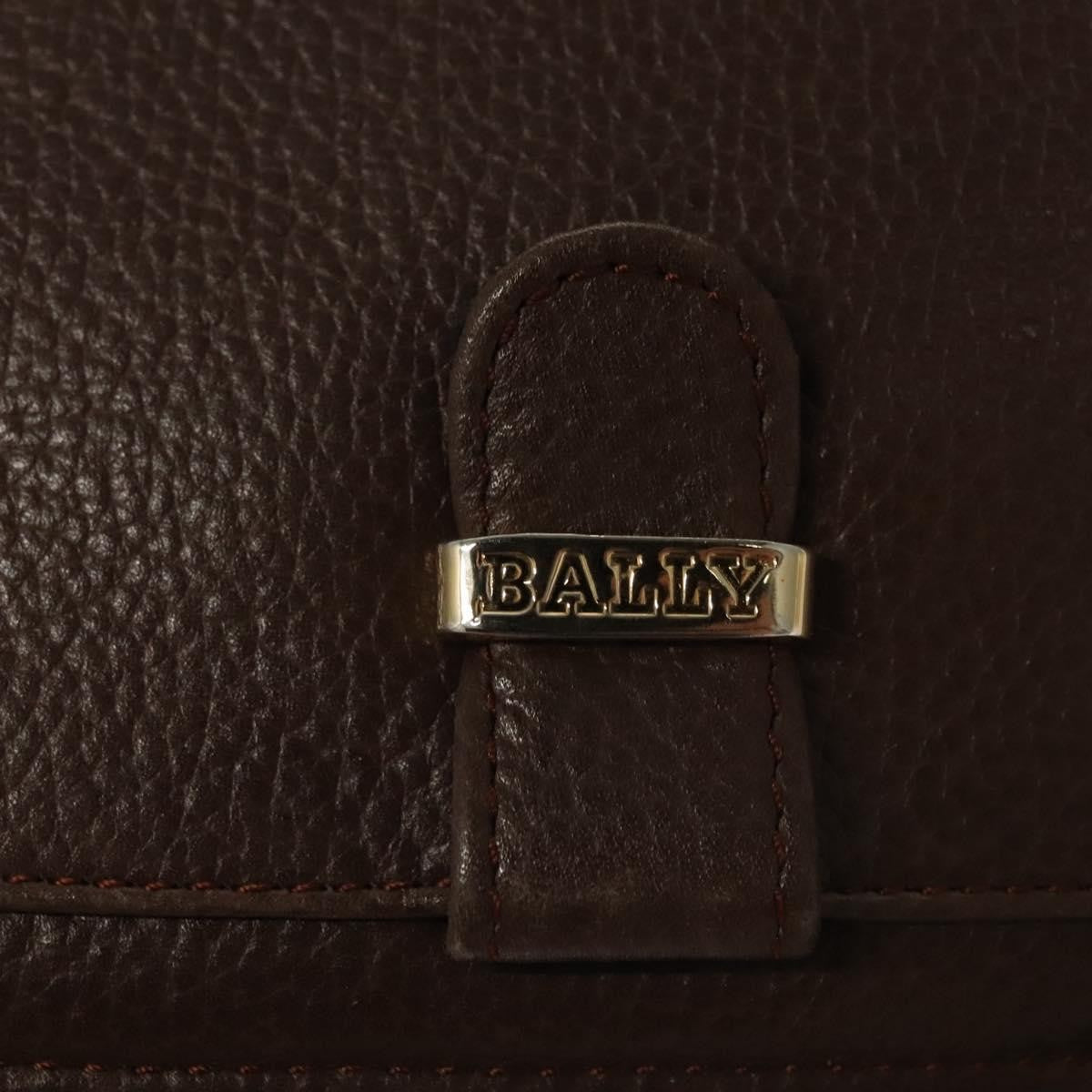 Bally Vintage Shoulder Bag Leather, BROWN, LEATHER, Shoulder bag