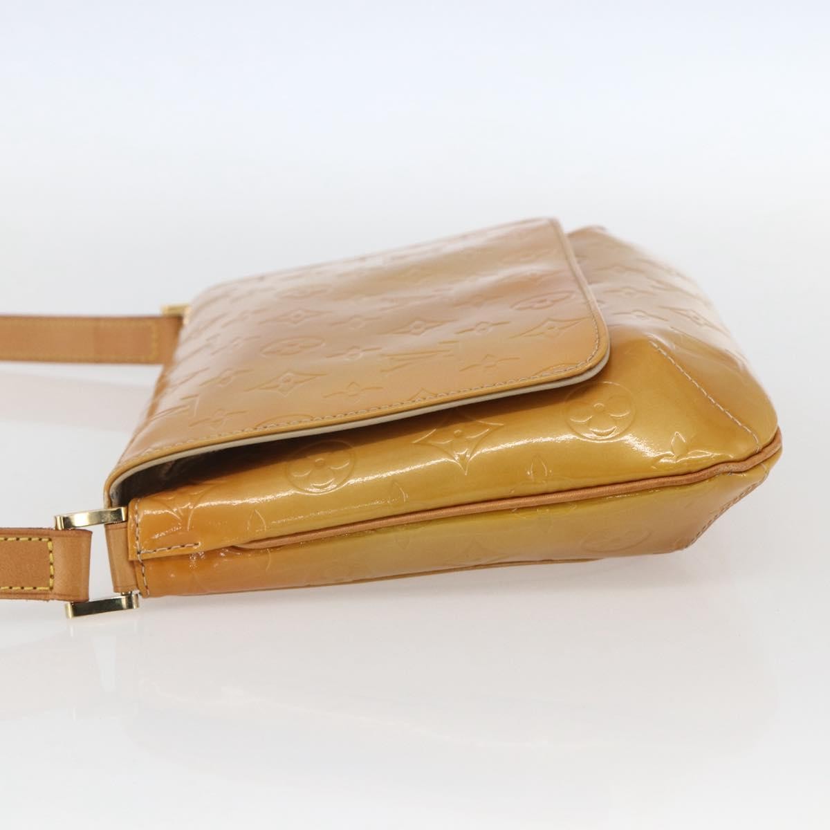 Louis Vuitton Thompson Street Handbag Monogram Vernis, BEIGE, PATENT_LEATHER, Shoulder bag