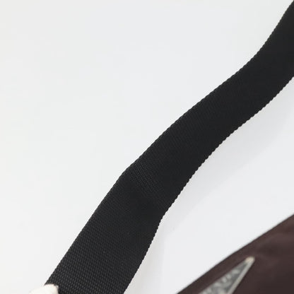 Prada Flat Messenger Bag Tessuto, BLACK, NYLON, Shoulder bag
