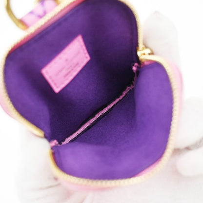 Louis Vuitton Lanyard Multipochette Coin Case Monogram Empreinte, PINK, LEATHER, Wallets