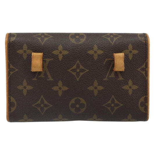 Louis Vuitton Florentine Waist Bag Monogram Canvas, BROWN, CANVAS, Clutche & pouche