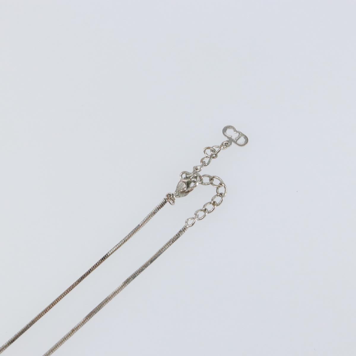 Christian Dior Trotter Pendant Necklace Metal, SILVER, METAL, Necklace