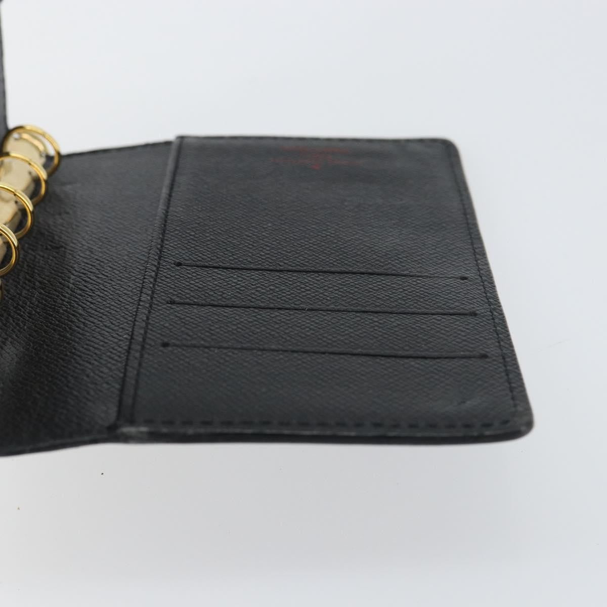 Louis Vuitton Agenda Cover Epi Leather, BLACK, LEATHER, Wallets