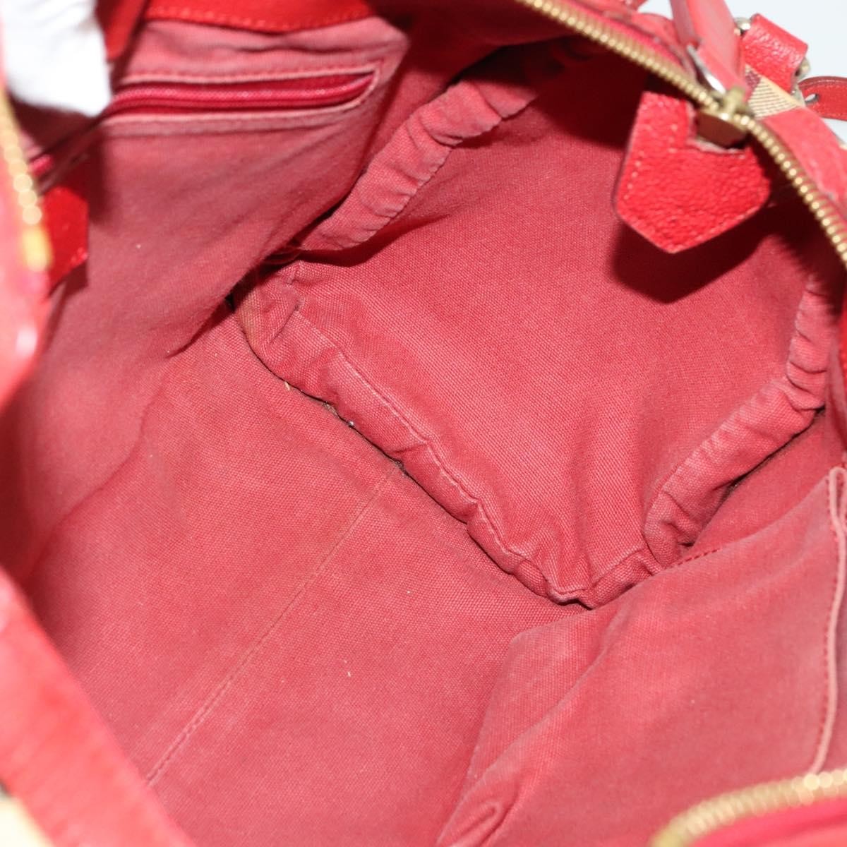 Burberry Pilgrim Satchel Haymarket Coated Canvas, BEIGE, CANVAS, Handbag