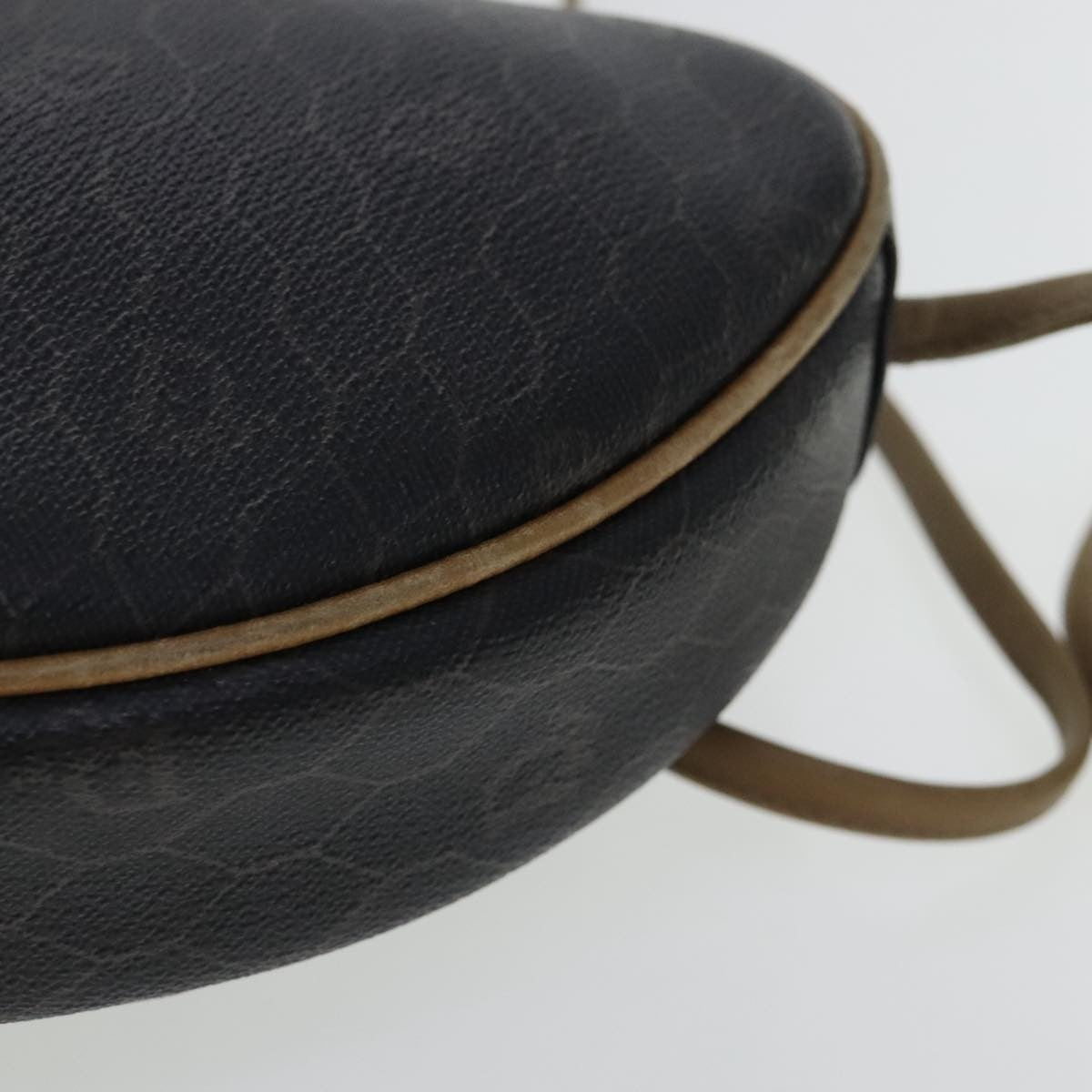 Christian Dior Vintage Honeycomb Shoulder Bag Canvas, BLACK, CANVAS, Shoulder bag