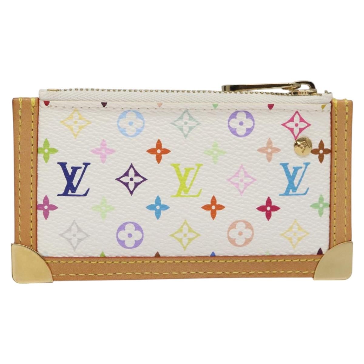 Louis Vuitton Pochette Clés Monogram Canvas, MULTICOLOUR, CANVAS, Wallets