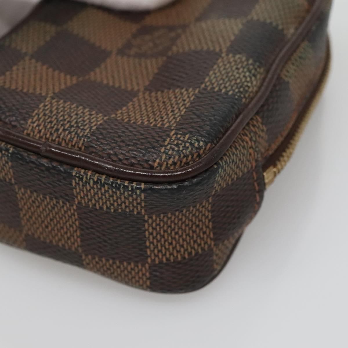 Louis Vuitton Etui Okapi Camera Case Damier, BROWN, CANVAS, Travel bag