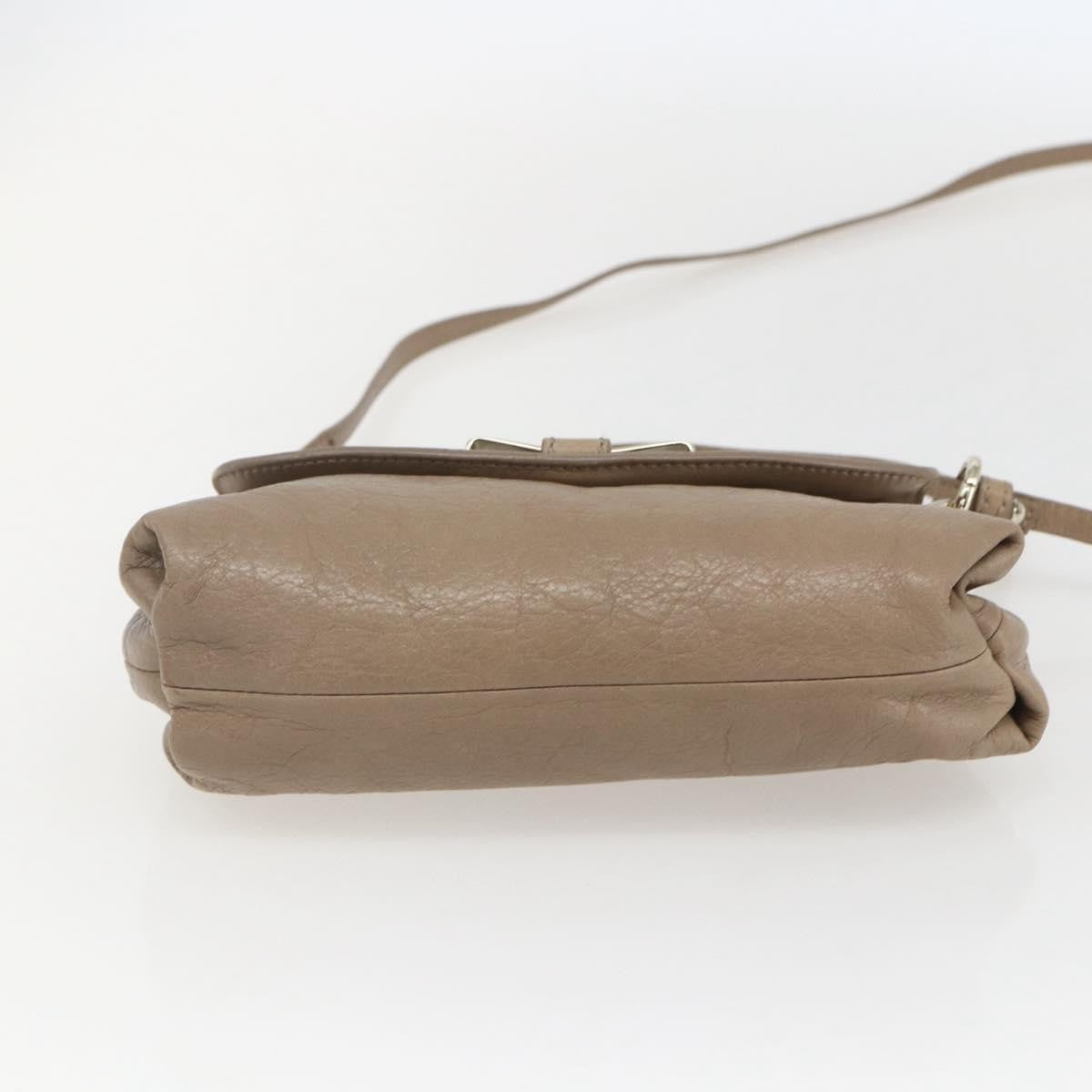 Chloe Lily Handbag Leather, BEIGE, LEATHER, Handbag