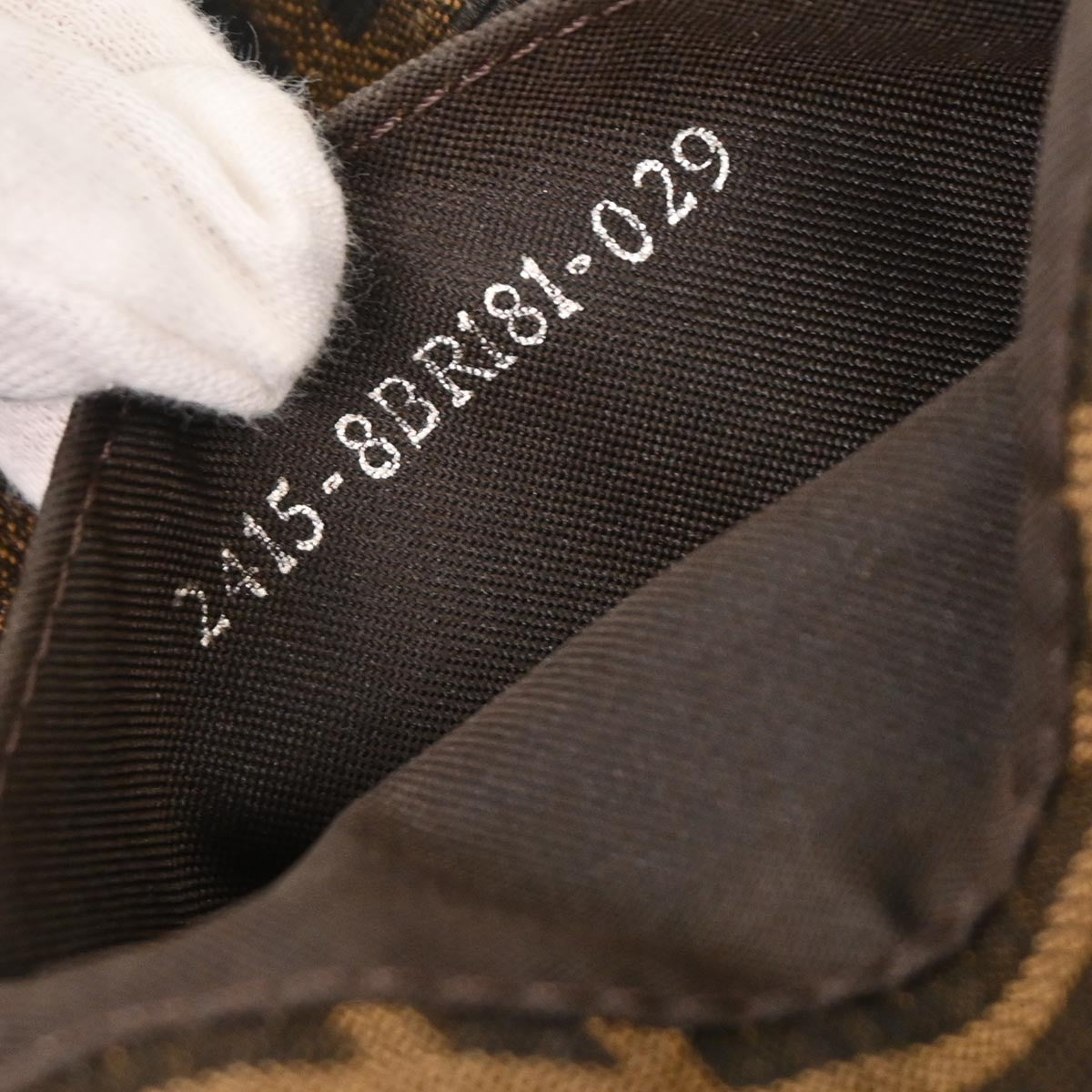 Fendi Baguette Bag Zucca Canvas, BROWN, CANVAS, Handbag