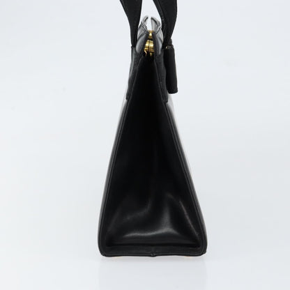 Salvatore Ferragamo Convertible Vara Bow Tote Leather, BLACK, LEATHER, Handbag