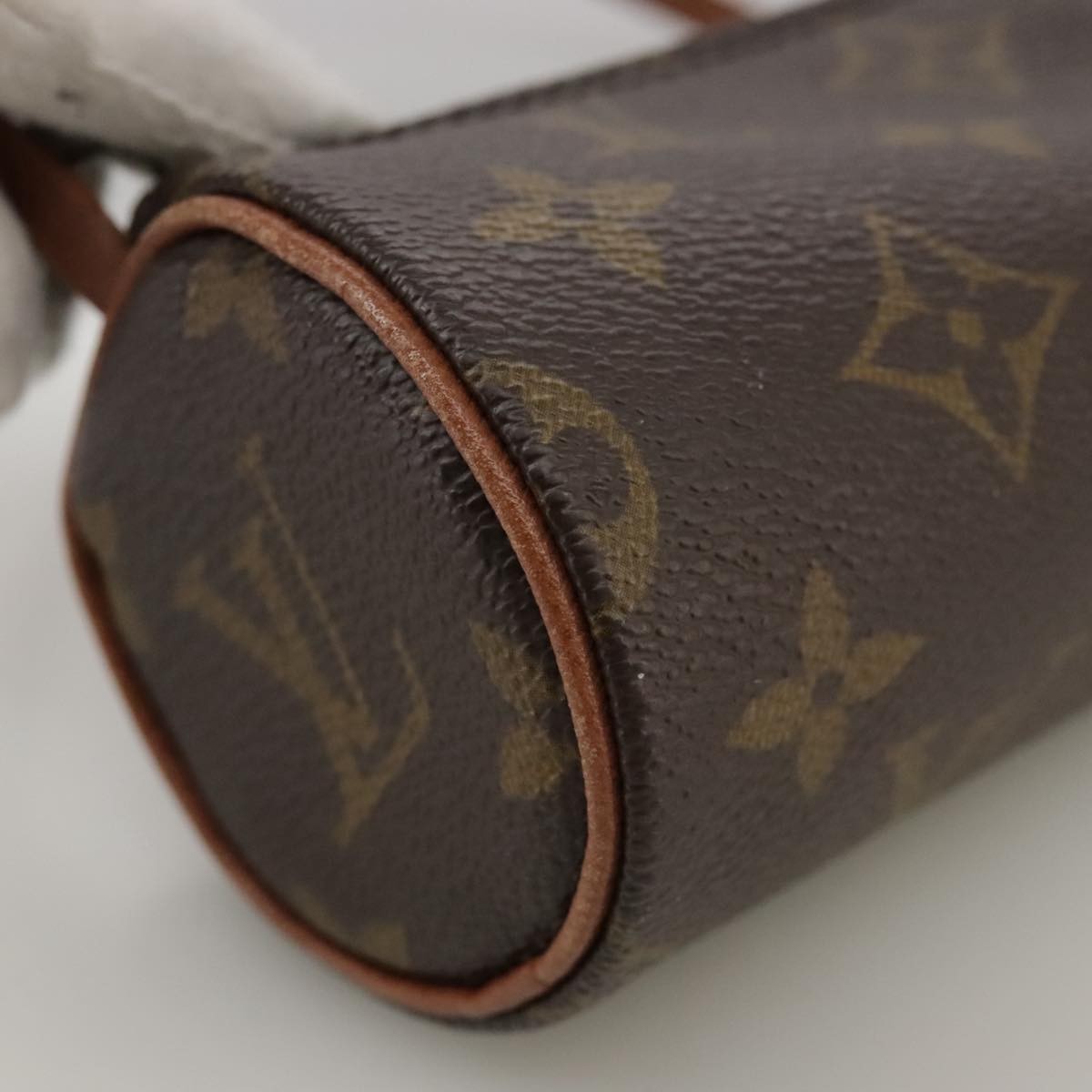 Louis Vuitton Papillon Pochette Monogram Canvas, BROWN, CANVAS, Clutche & pouche