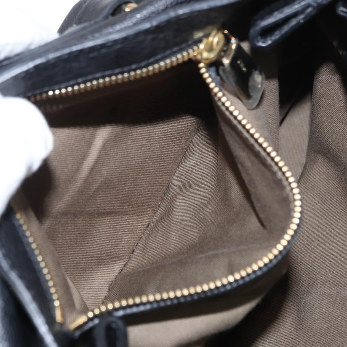 Chloe Elsie Convertible Satchel Leather, BLACK, LEATHER, Handbag