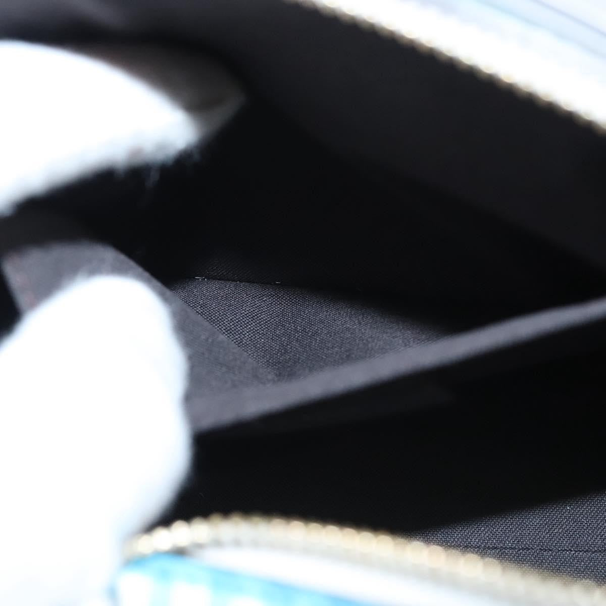 Fendi By The Way Satchel Printed Leather, BLUE, LEATHER, Handbag