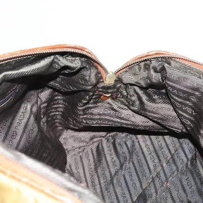 Prada Chain Shoulder Bag Tessuto, BEIGE, NYLON, Shoulder bag