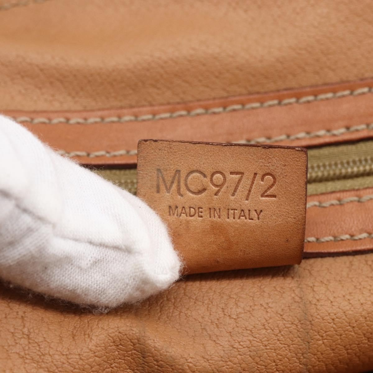 Celine Vintage Macadam Handbag Canvas, BROWN, CANVAS, Handbag