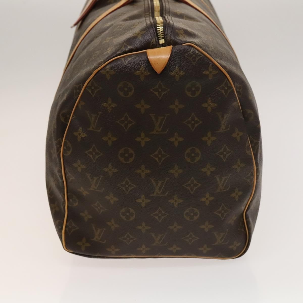 Louis Vuitton Keepall Bag Monogram Canvas, BROWN, CANVAS, Travel bag