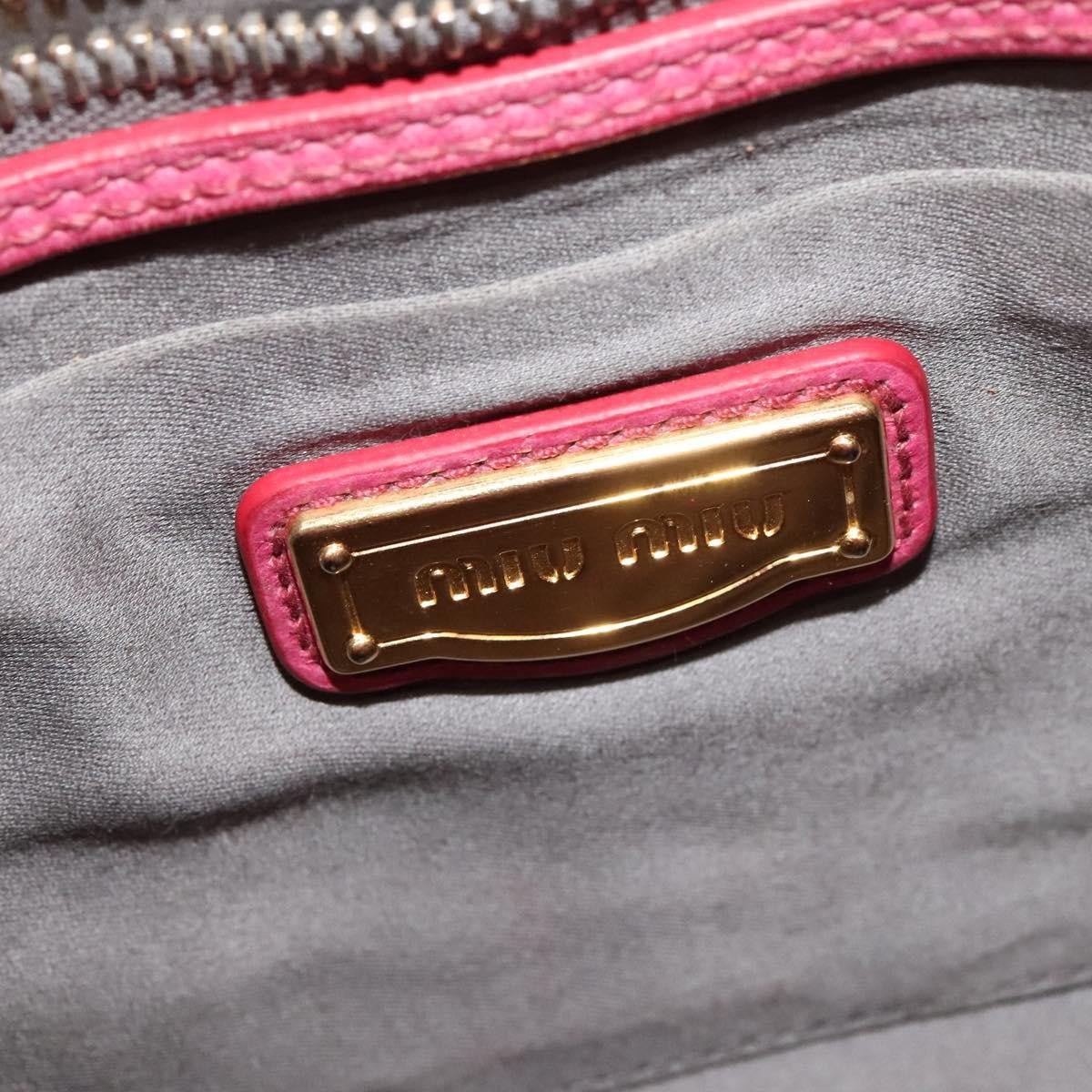 Miu Miu Coffer Convertible Hobo Matelasse Leather, PINK, LEATHER, Handbag