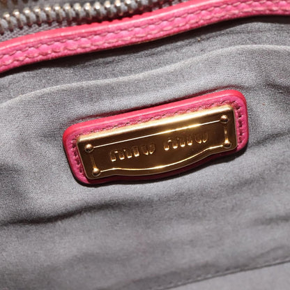 Miu Miu Coffer Convertible Hobo Matelasse Leather, PINK, LEATHER, Handbag