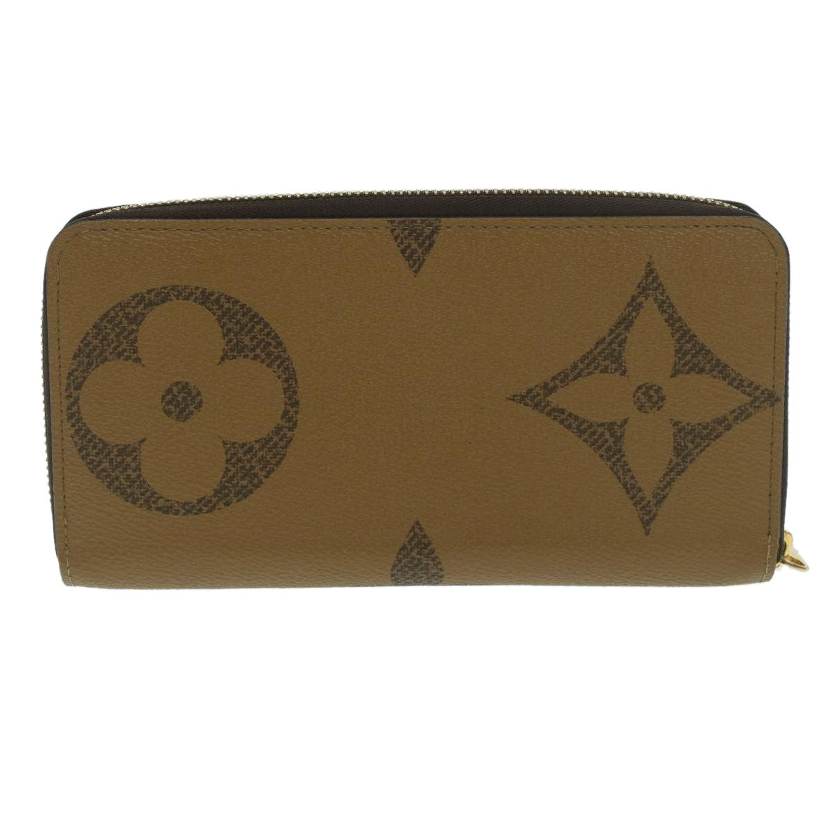 Louis Vuitton Zippy Wallet NM Monogram Giant Reverse, Brown, Canvas, Wallet