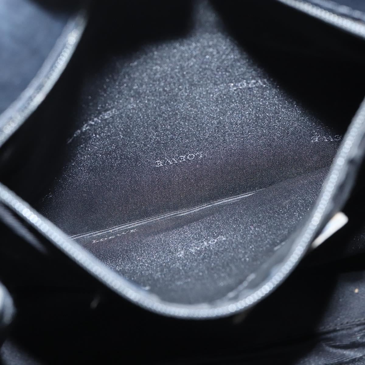 Loewe Anagram Shoulder Bag Leather, BLACK, LEATHER, Shoulder bag