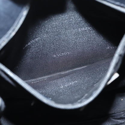 Loewe Anagram Shoulder Bag Leather, BLACK, LEATHER, Shoulder bag