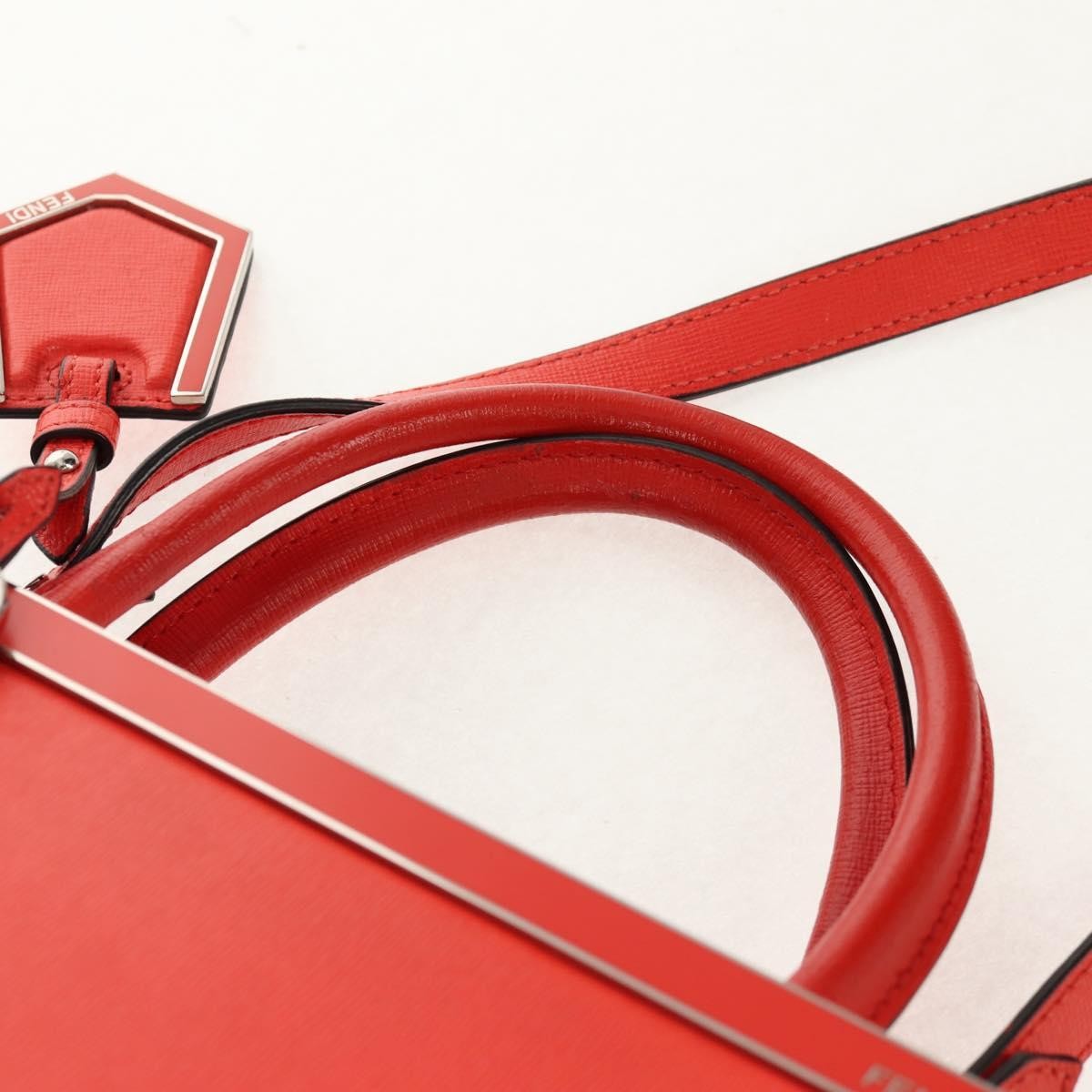 Fendi 2Jours Bag Leather, YELLOW, LEATHER, Handbag