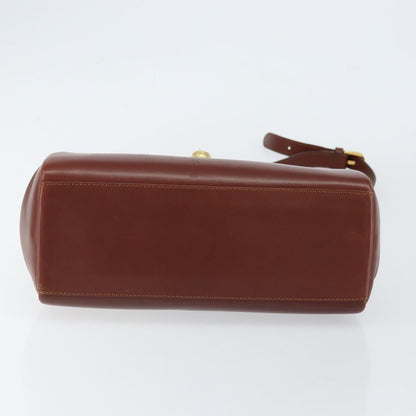 Salvatore Ferragamo Vintage Top handle handbag Leather, BROWN, LEATHER, Handbag