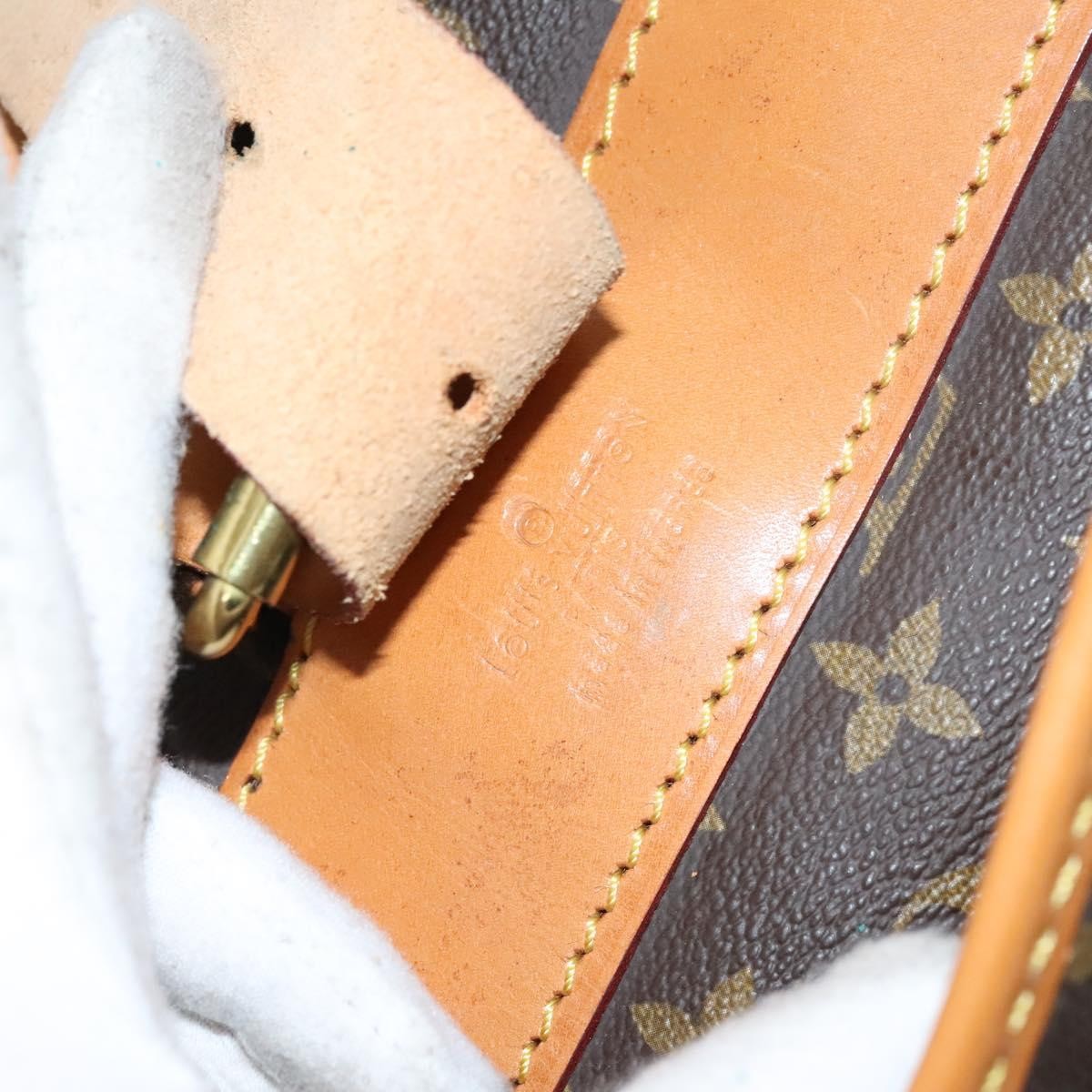 Louis Vuitton Sac Chasse Hunting Bag Monogram Canvas, BROWN, CANVAS, Travel bag