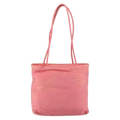 Prada Vintage Zip Tote Tessuto, PINK, NYLON, Tote bag