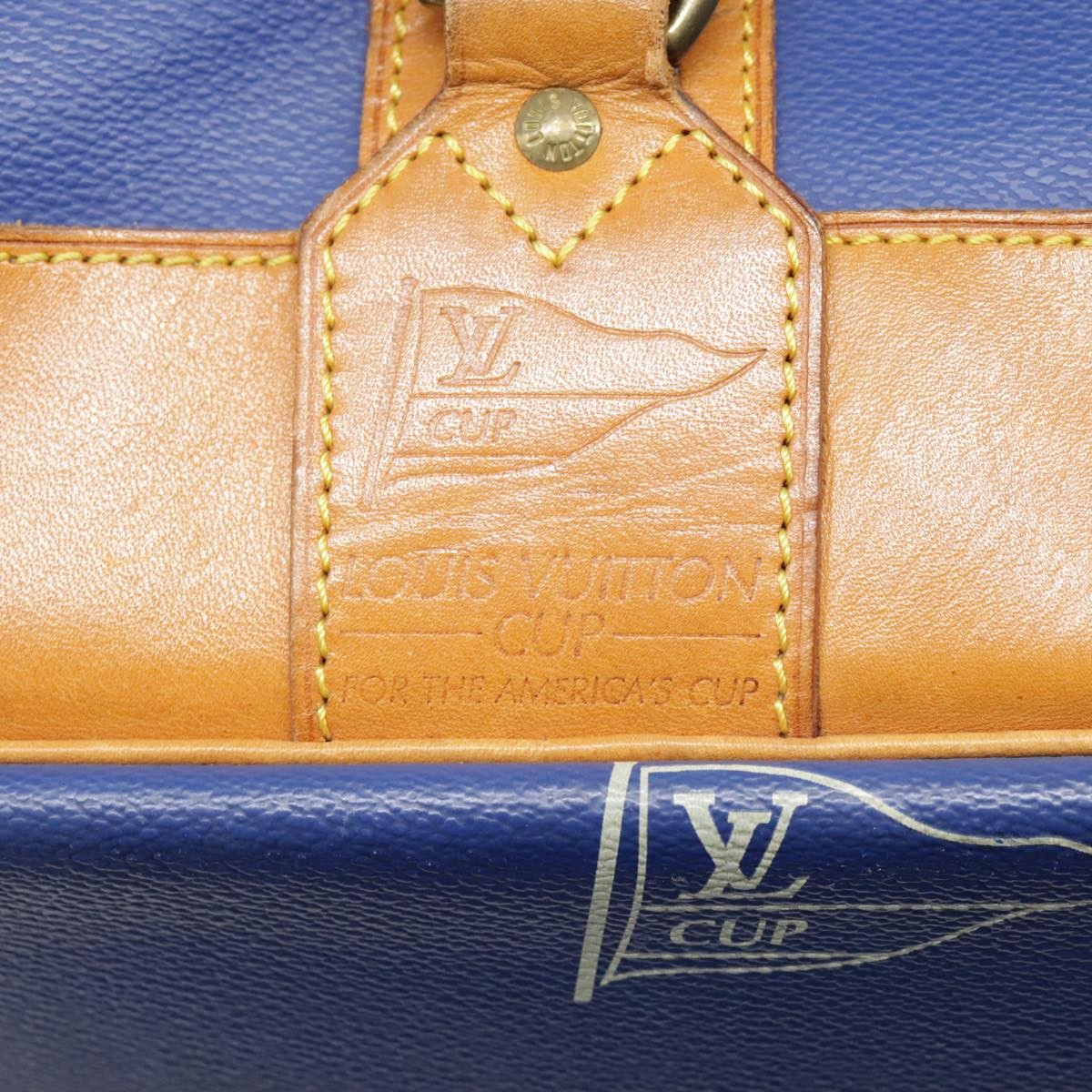 Louis Vuitton Cup Sac Marin Bandouliere Bag Coated Canvas, BLUE, PVC, Shoulder bag