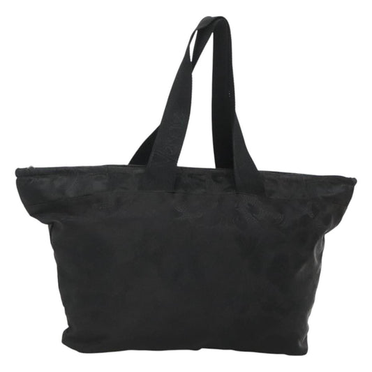 Versace Vintage Tote Nylon, BLACK, NYLON, Tote bag