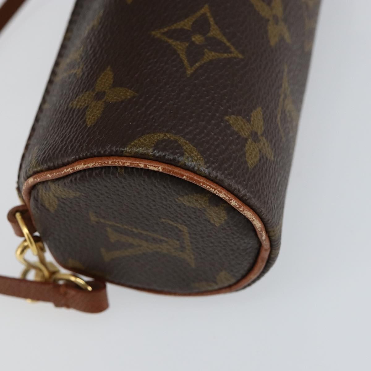 Louis Vuitton Papillon Pochette Monogram Canvas, BROWN, CANVAS, Clutche & pouche