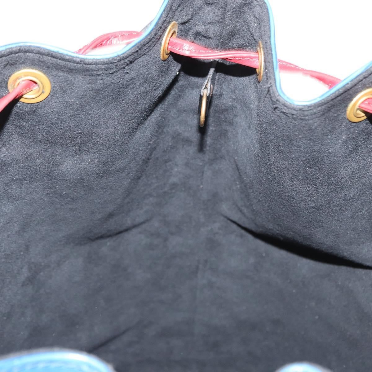 Louis Vuitton Tricolor Noe Handbag Epi Leather, BLUE, LEATHER, Shoulder bag