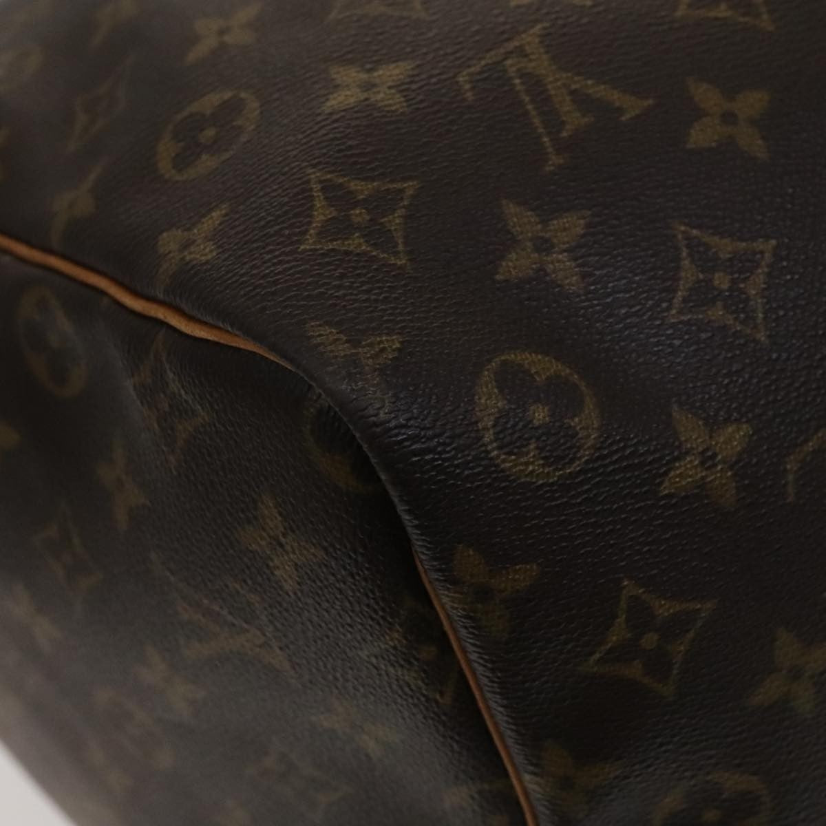 Louis Vuitton Keepall Bag Monogram Canvas, BROWN, CANVAS, Travel bag