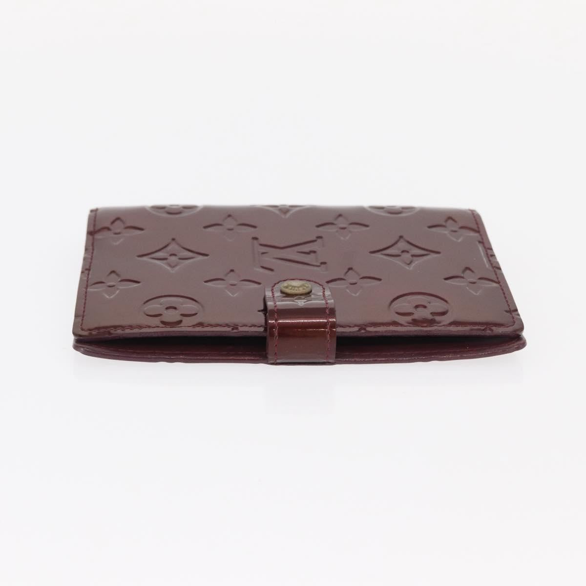 Louis Vuitton Mat Ring Agenda Cover Monogram Vernis, BURGUNDY, PATENT_LEATHER, Clutche & pouche