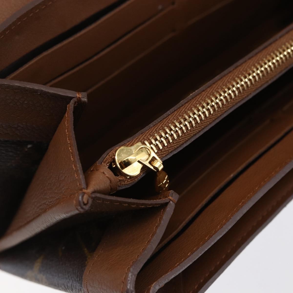 Louis Vuitton Elysee Wallet Monogram Canvas and Leather, CAMEL, CANVAS, Wallets