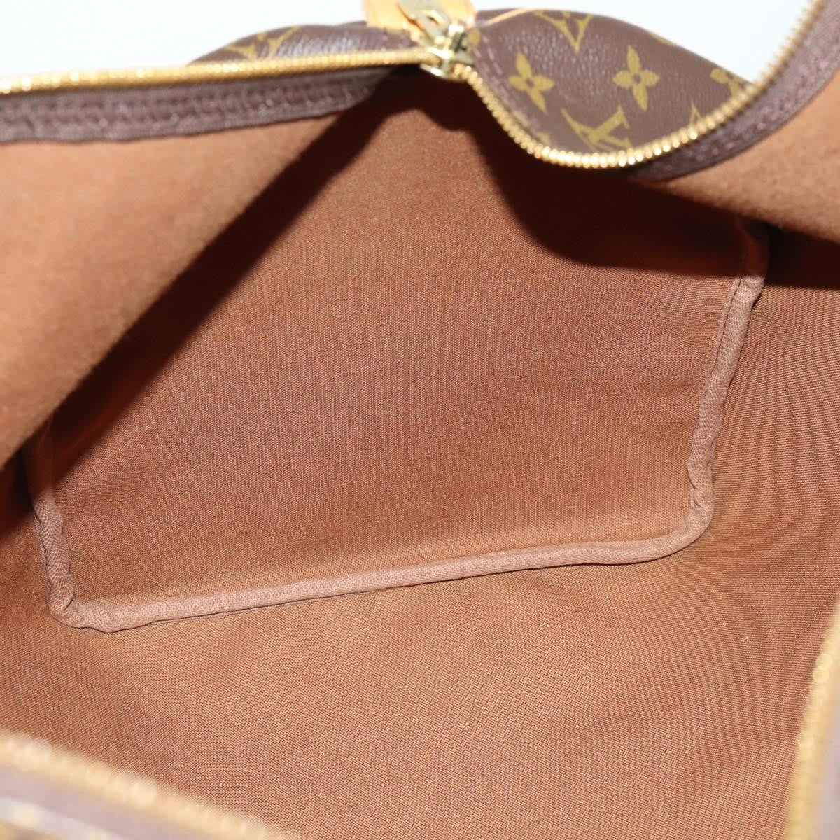 Louis Vuitton Keepall Bag Monogram Canvas, BROWN, CANVAS, Travel bag