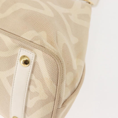 Louis Vuitton Tahitienne Cabas Canvas, BEIGE, CANVAS, Tote bag