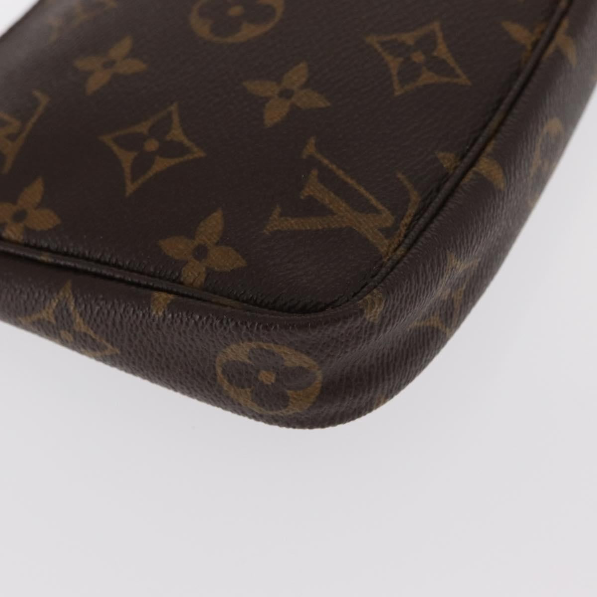 Louis Vuitton Pochette Accessoires NM Monogram Canvas, BROWN, CANVAS, Clutche & pouche