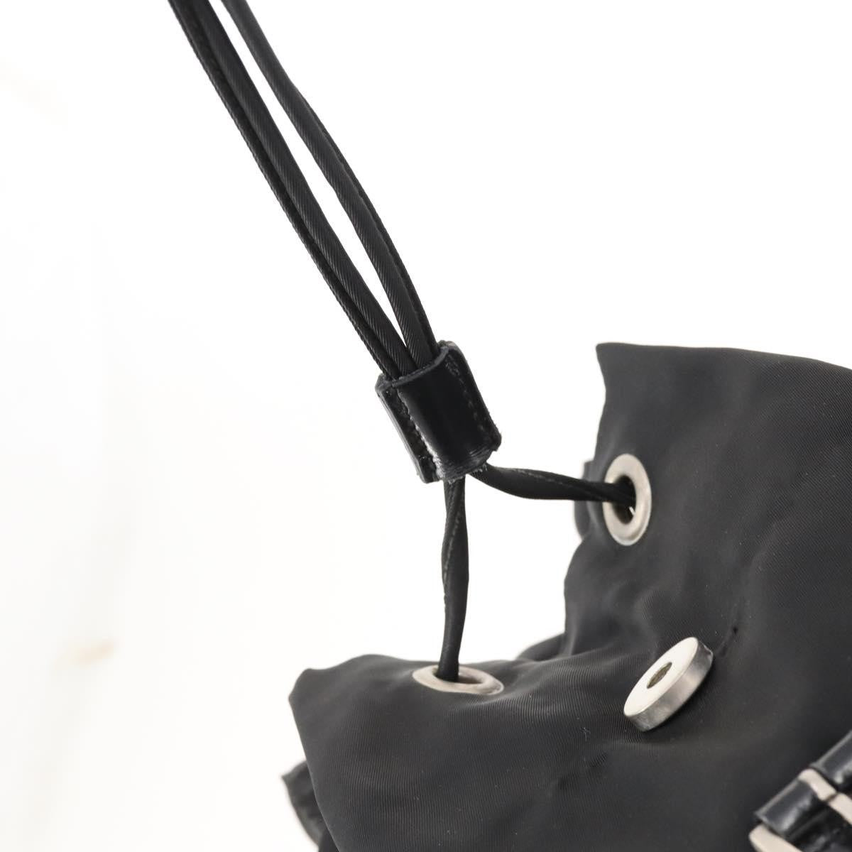 Prada Logo Backpack Tessuto, BLACK, NYLON, Backpack