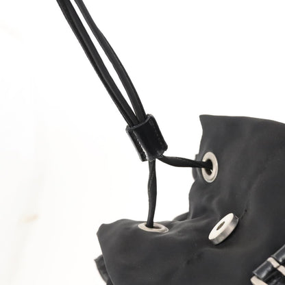 Prada Logo Backpack Tessuto, BLACK, NYLON, Backpack