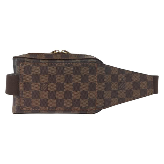 Louis Vuitton Geronimos Waist Bag Damier, BROWN, CANVAS, Shoulder bag
